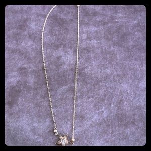 Gold star necklace